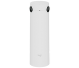 A front-facing image of the Logitech Sight in white.