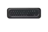 A picture of the back of the Google Meet remote control, showing the keyboard.