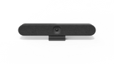 A front-facing image of the Logitech Rally Bar Huddle